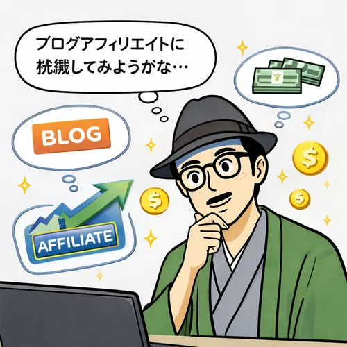 ブログアフィリエイトに挑戦しようと思っているところ…