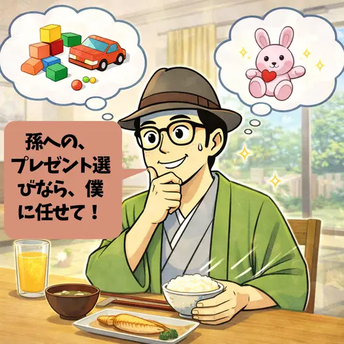 孫に喜ばれる、ちょっとしたプレゼントの選び方なら、やたらと自信を持ってる人