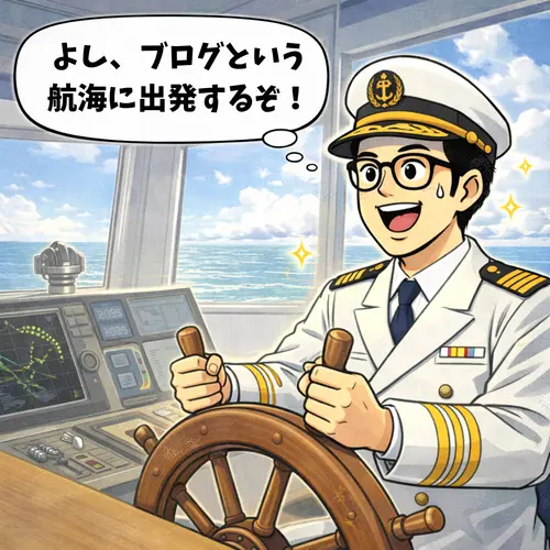 シニアがブログという航海へ、新しく一歩を踏み出したところ