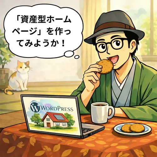 資産型ホームページを作ることを決心したところ…