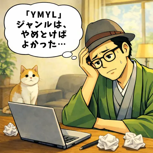 ブログ運営で、 ym ylジャンルを扱ってしまって、結果が出ずに頭を抱えているところ…