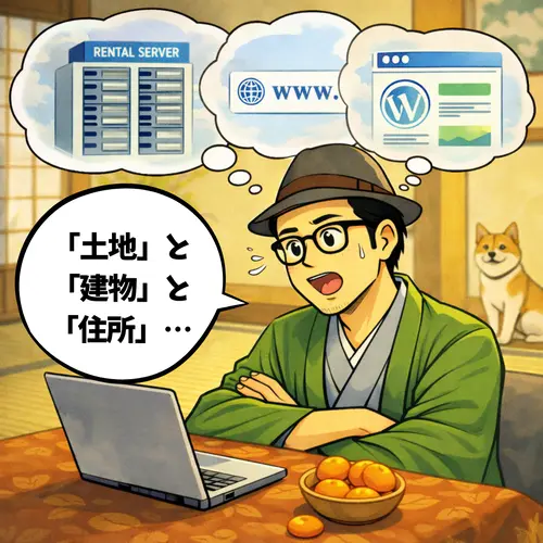 WordPress開設には、レンタルサーバー、ドメイン、WordPressテーマが必要だと知ったところ…