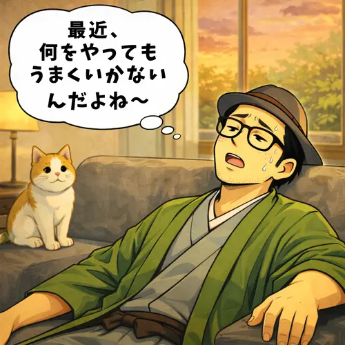 「最近何をやってもうまくいかない」と、落ち込んでいるところ…