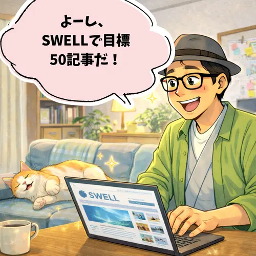 SWELLを導入して、ブログをやる気になっているところ