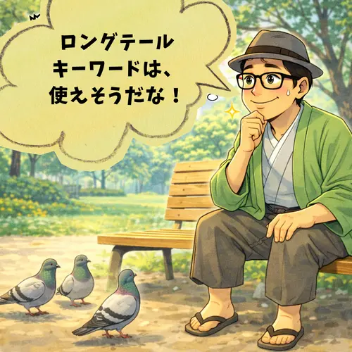 ブログ個人初心者には,「ロングテールキーワードは、使えそうだな！」と考えているところ…。