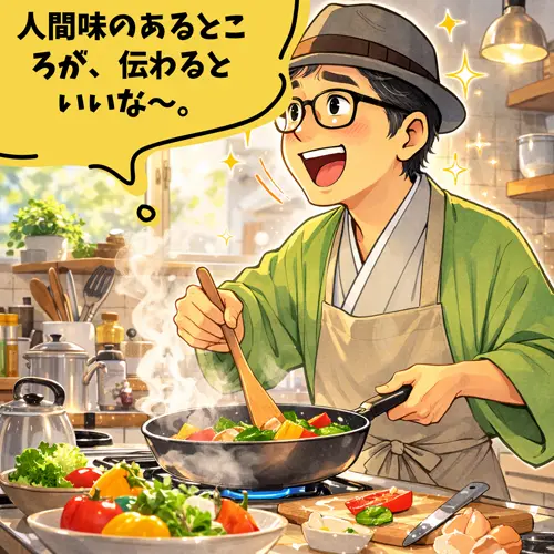 ブログでキャラ設定をして、「人間味のあるところが、伝わるといいな」と思っているところ…。