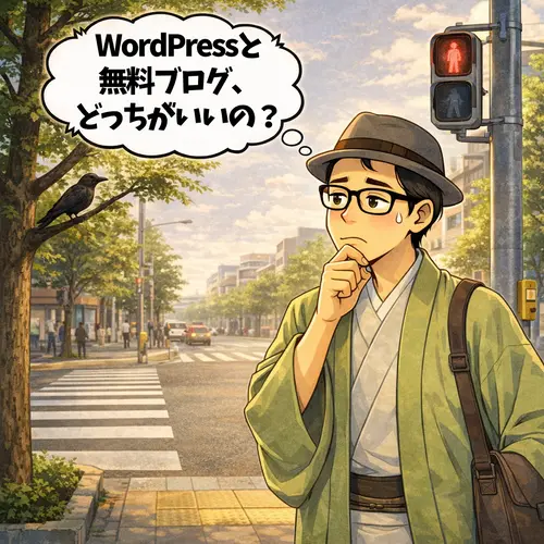 WordPress と、無料ブログの比較しているけど、どっちがいいのかちっとも答えがぜずに悩んでいるところ… 