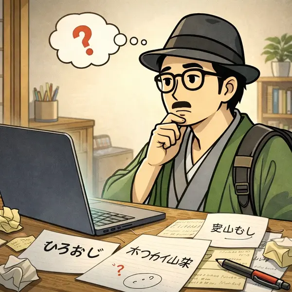 初めて挑戦するWordPressのニックネームを何にしようか悩んでいるところ…。