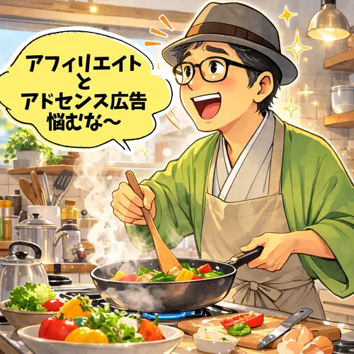 アフィリエイトとGoogleアドセンスのどちらか選べばいいのか悩んでいるところ