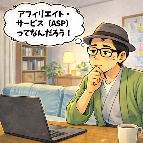 アフィリエイト・サービス（ASP）を調べているところ！