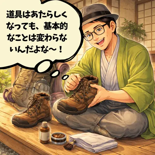 「道具はあたらしくなっても、基本的なことは変わらないんだよな~!」と思っているところ…。