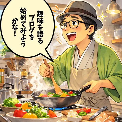 「趣味を語るブログを始めてみようかな！」と思っているところ…。