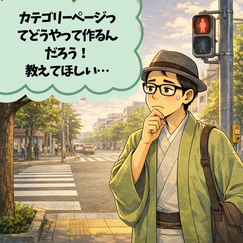 ブログのカテゴリーページを作りたいと思っているところ…